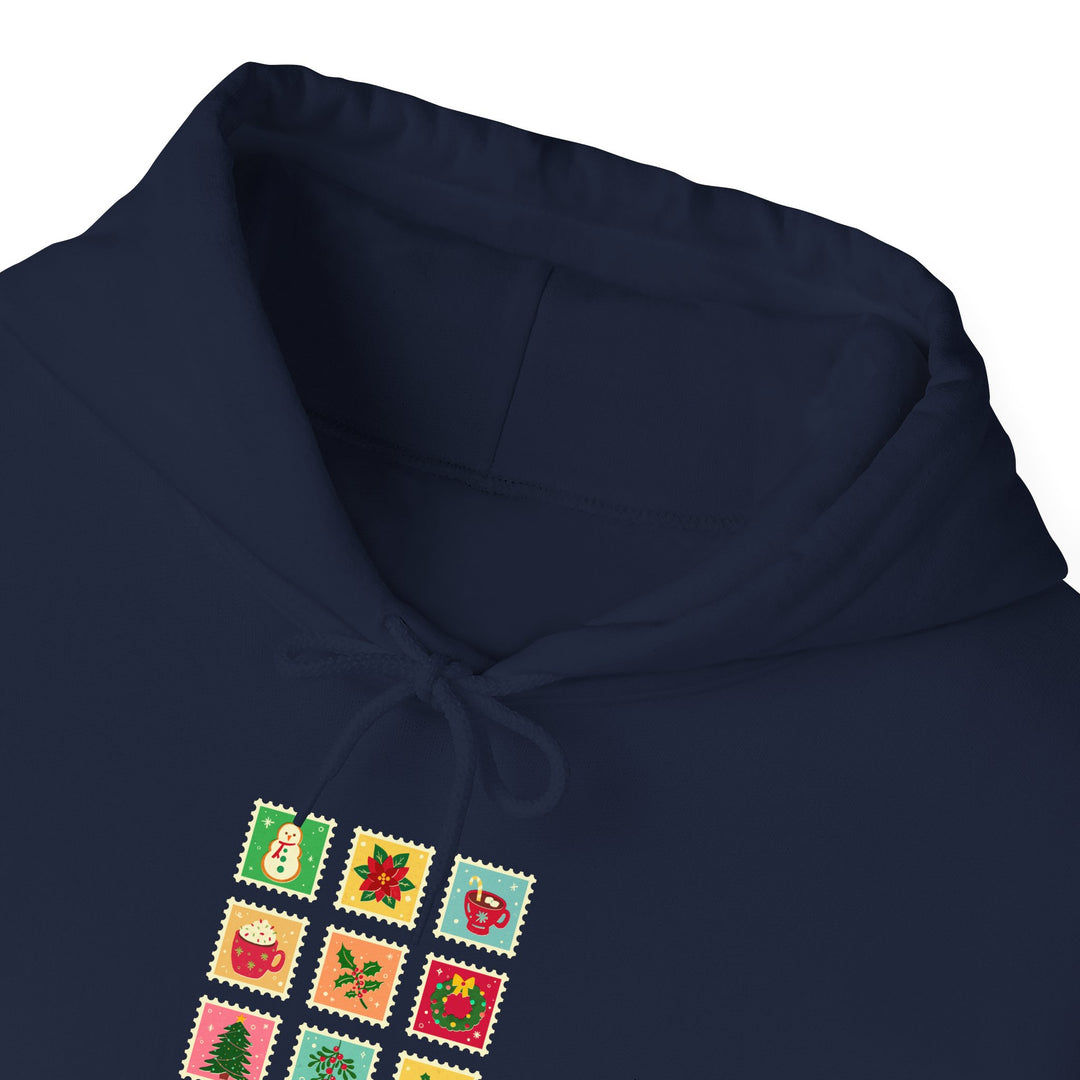 Christmas Cheer Hoodie — Festive Gift Icon Grid with "Christmas Every Day" Text