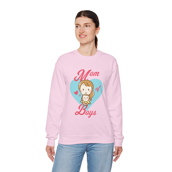 Mom's Sweatshirt - Mom of Boys Design