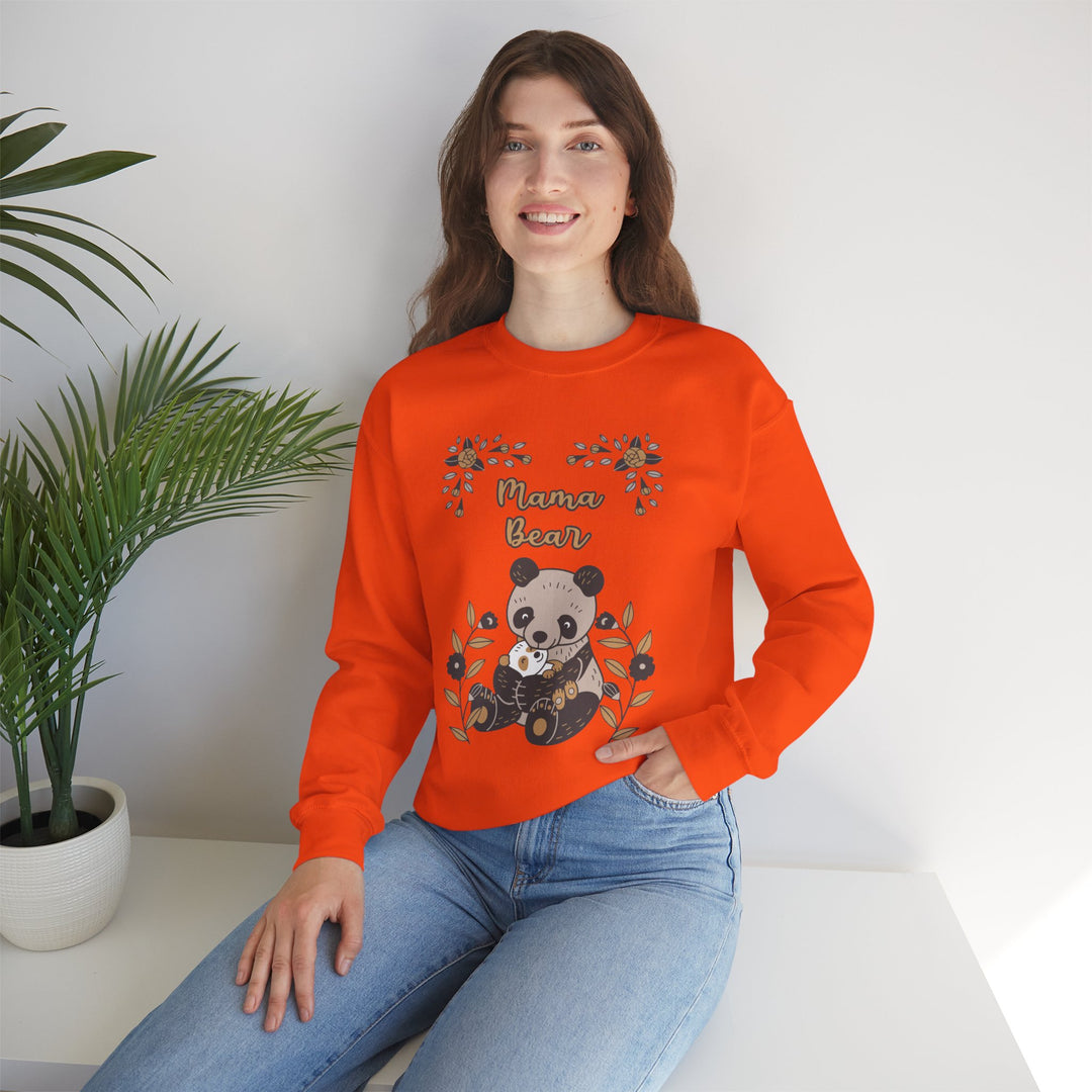 Mom's Sweatshirt - Mama Bear - Cozy Oversized Fit for Animal Lovers Design