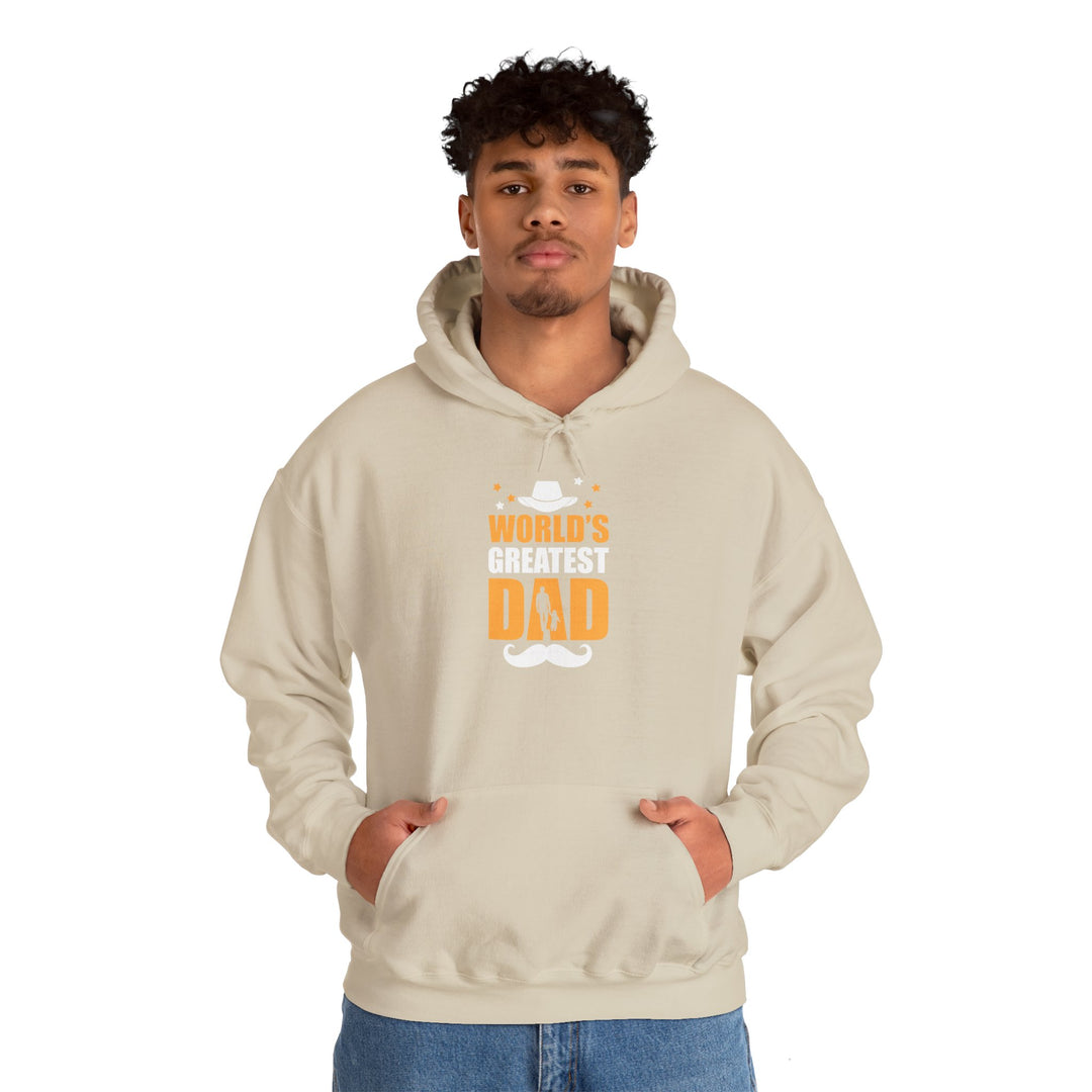 Dad’s Hooded Sweatshirt – World's Greatest Dad Design