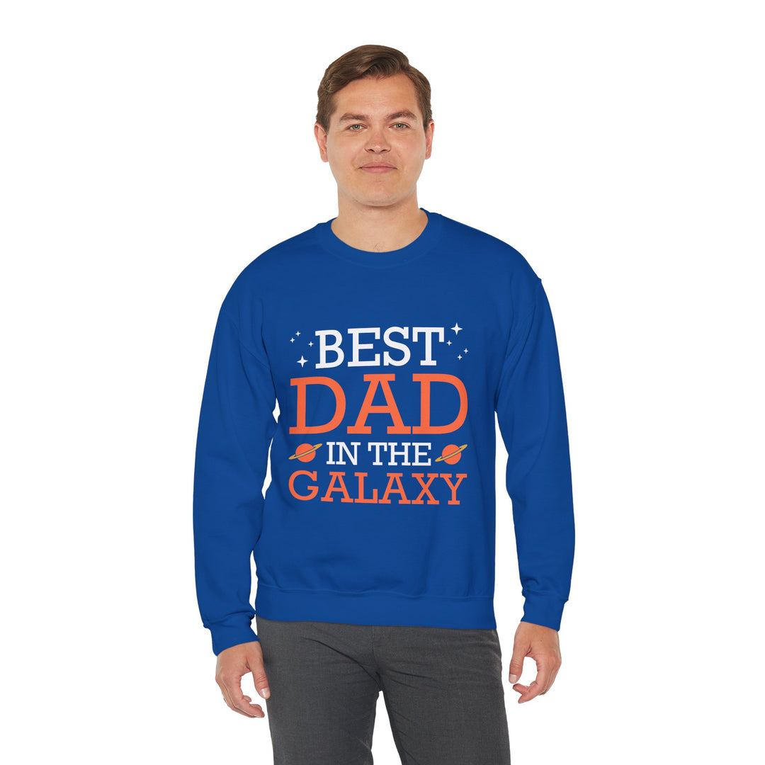 Dad’s Sweatshirt – Best Dad in the Galaxy Design