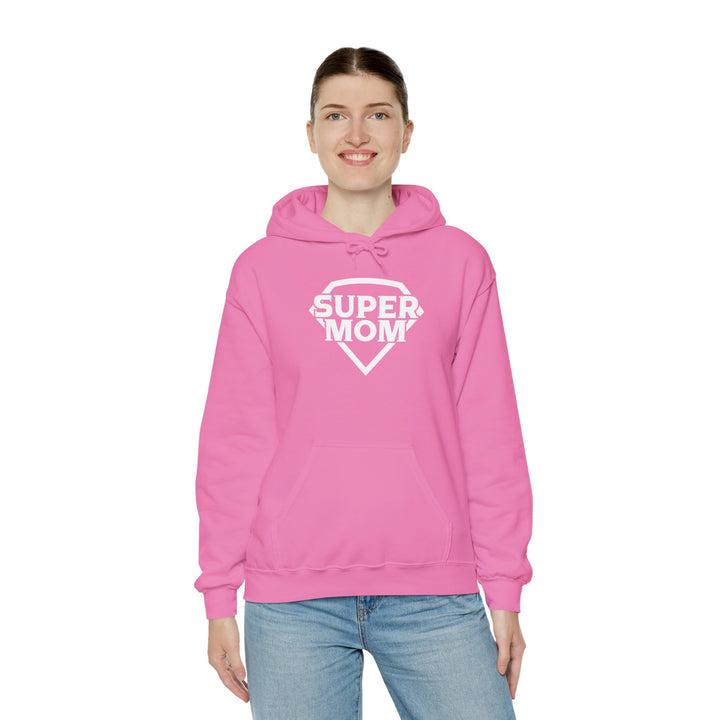 Mom's Unisex Hooded Sweatshirt  - Super Mom Design