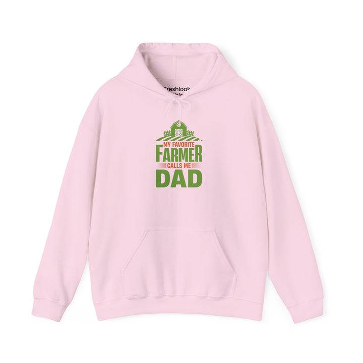 Dad’s Hooded Sweatshirt – My Favorite Farmer Calls Me Dad Design