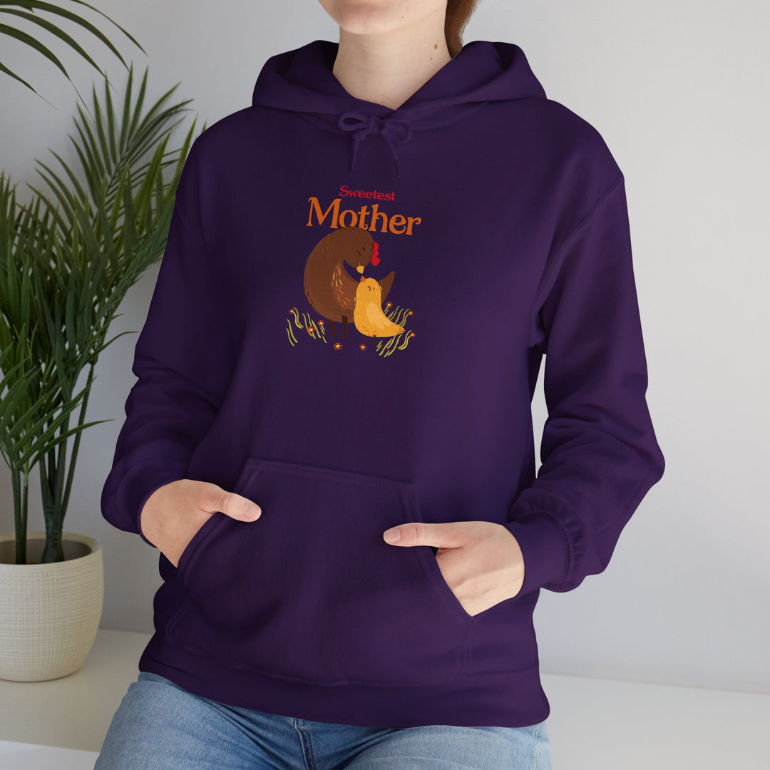 Mom's Unisex Hooded Sweatshirt - Sweetest Mother Design