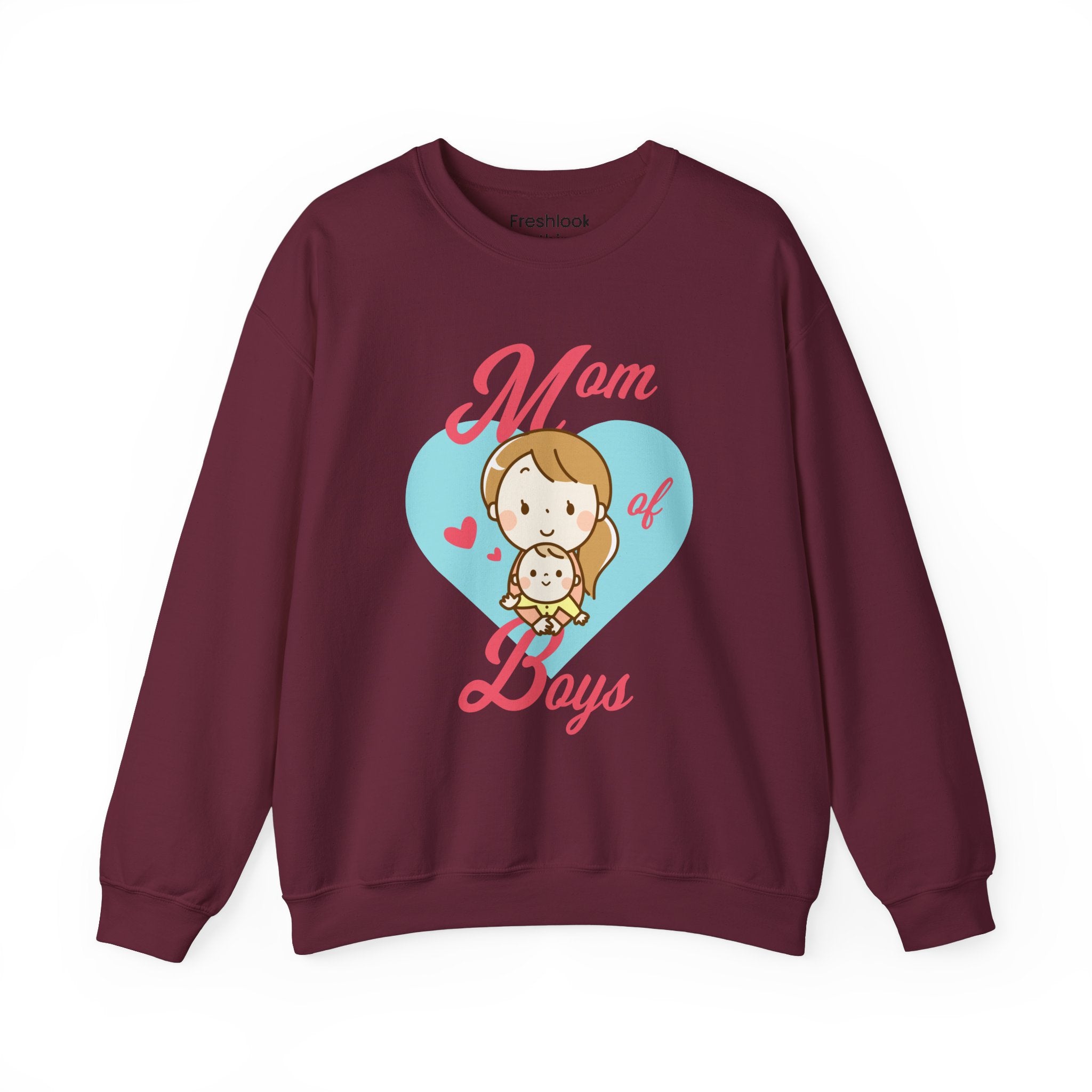 Mom Sweatshirt - Mom of Boys Design