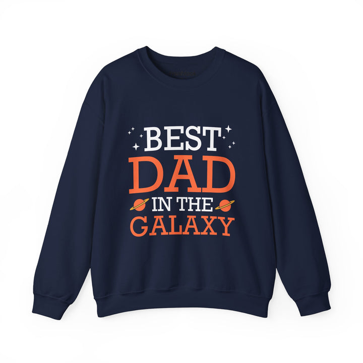 Dad’s Sweatshirt – Best Dad in the Galaxy Design