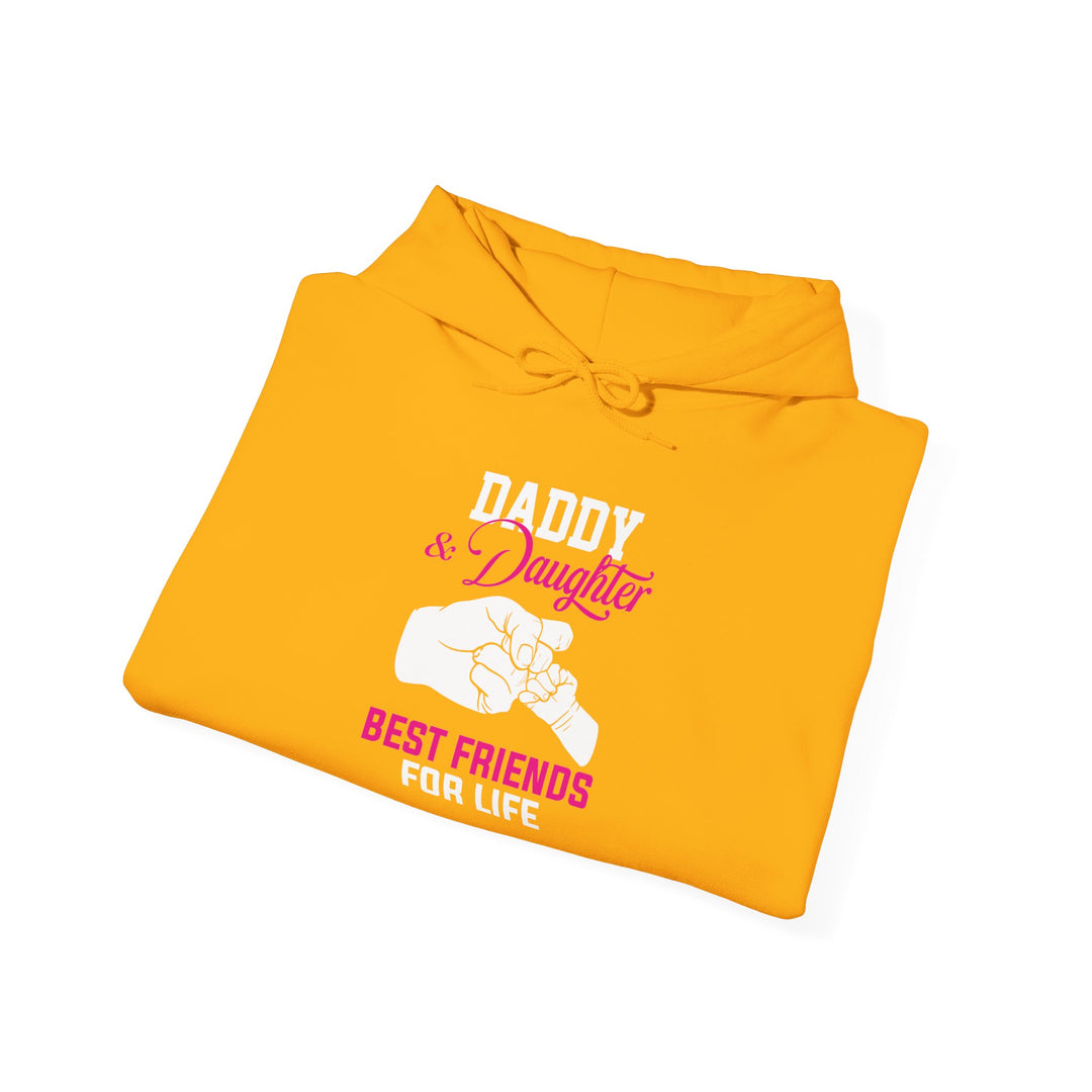 Dad’s Hooded Sweatshirt – Daddy & Daughter Best Friends Forever Design