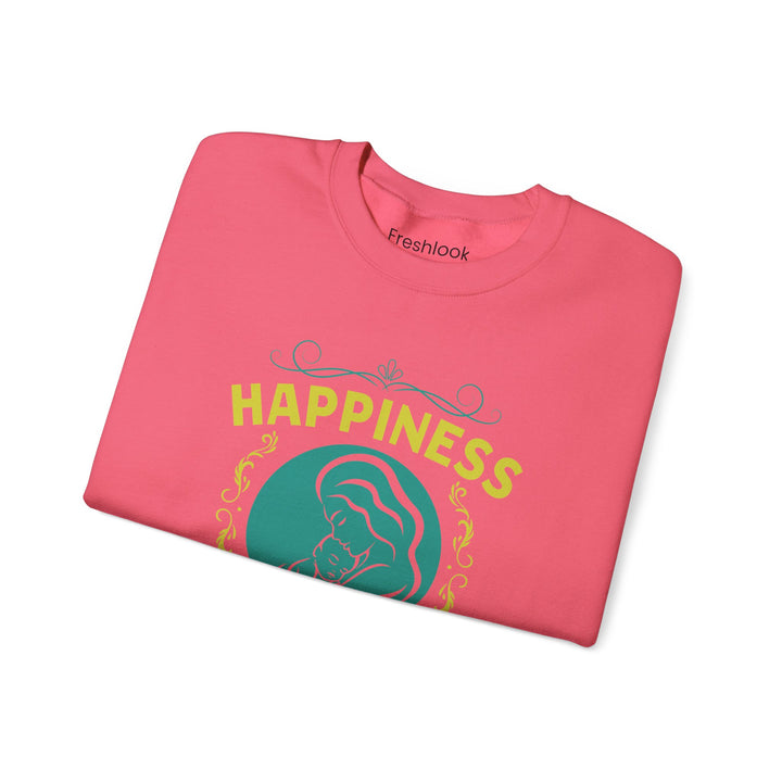 Mom's Sweatshirt  - Happiness is Being a Mom Design