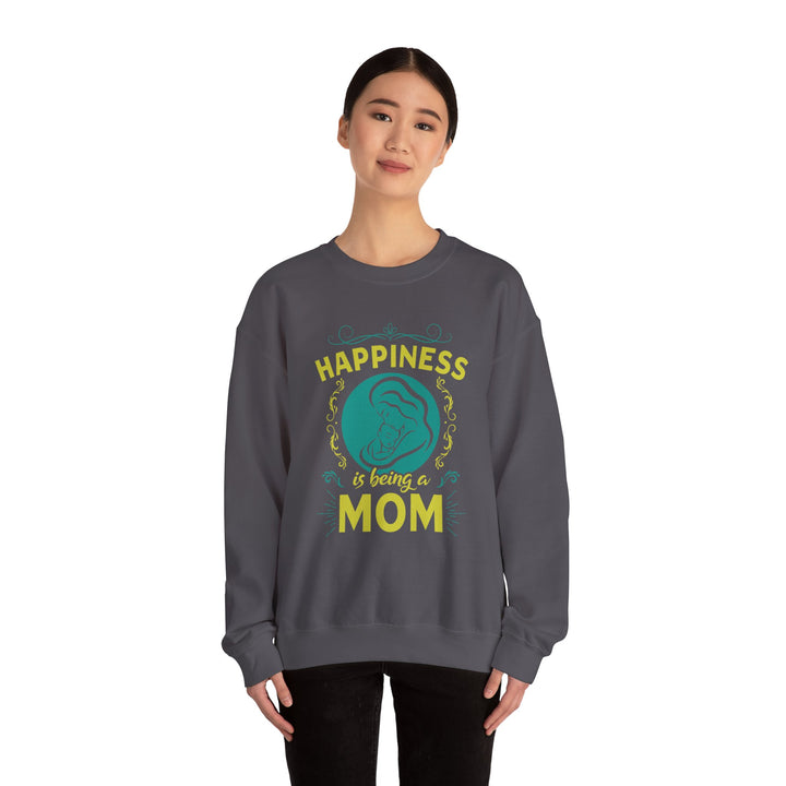 Mom's Sweatshirt  - Happiness is Being a Mom Design