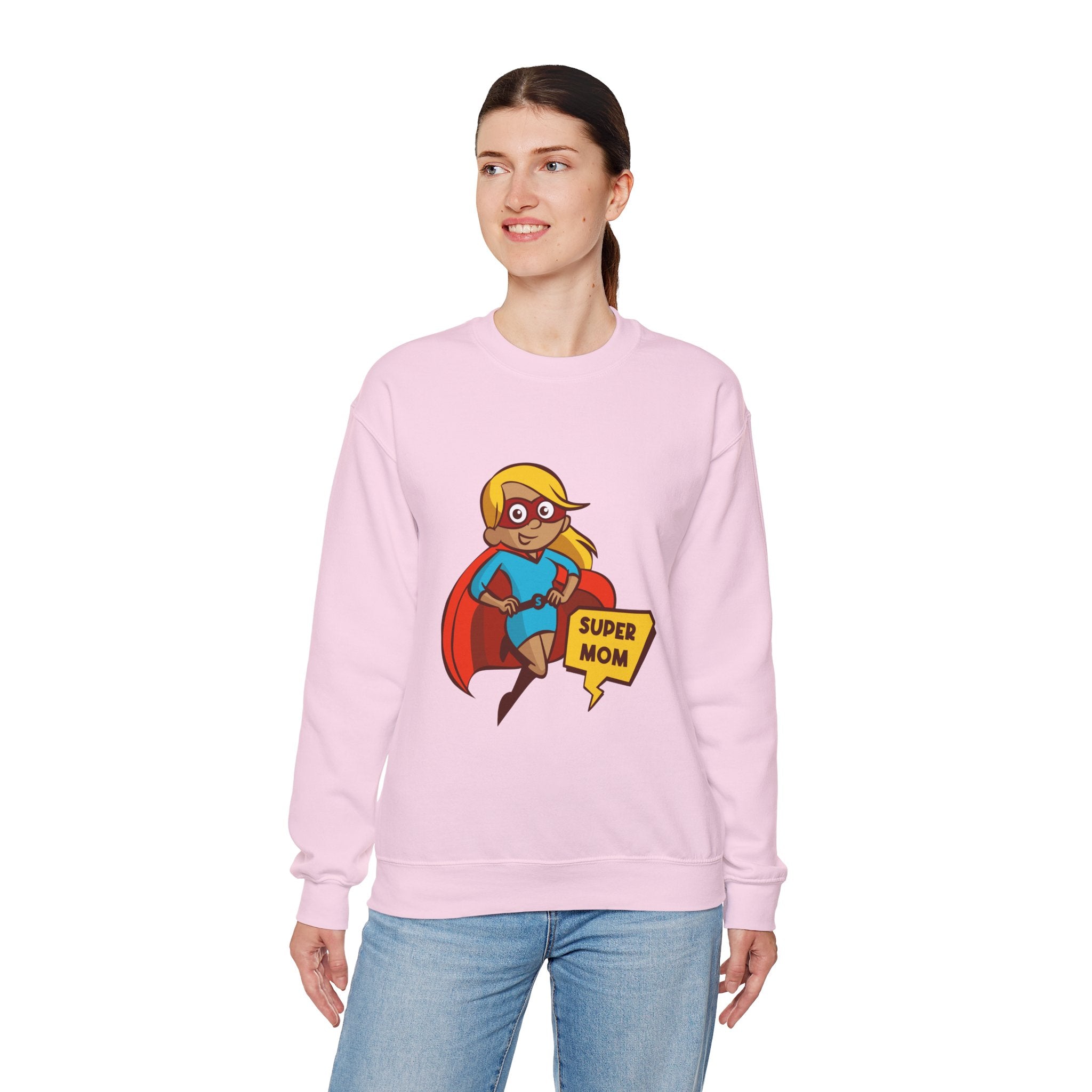 Mom Sweatshirt - Super Mom Design