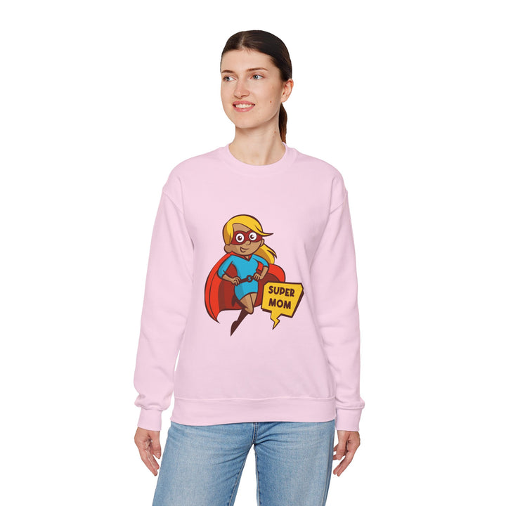 Mom's Sweatshirt - Super Mom - Perfect Gift for Mother's Day Design