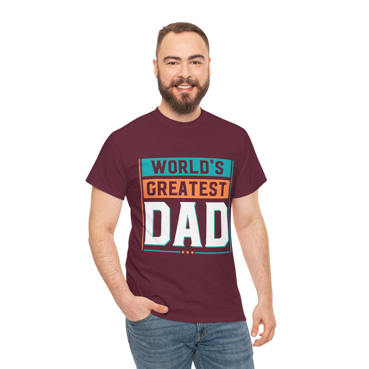 Dad's T-Shirt - World's Greatest Dad Design