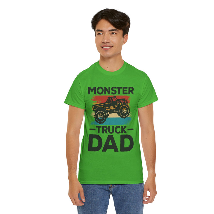 Dad's T-Shirt - Monster Truck Dad Design