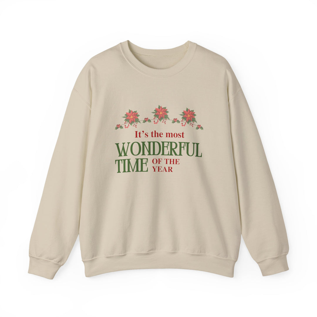 Sweatshirt — "It's the Most Wonderful Time of the Year" Holiday Crewneck