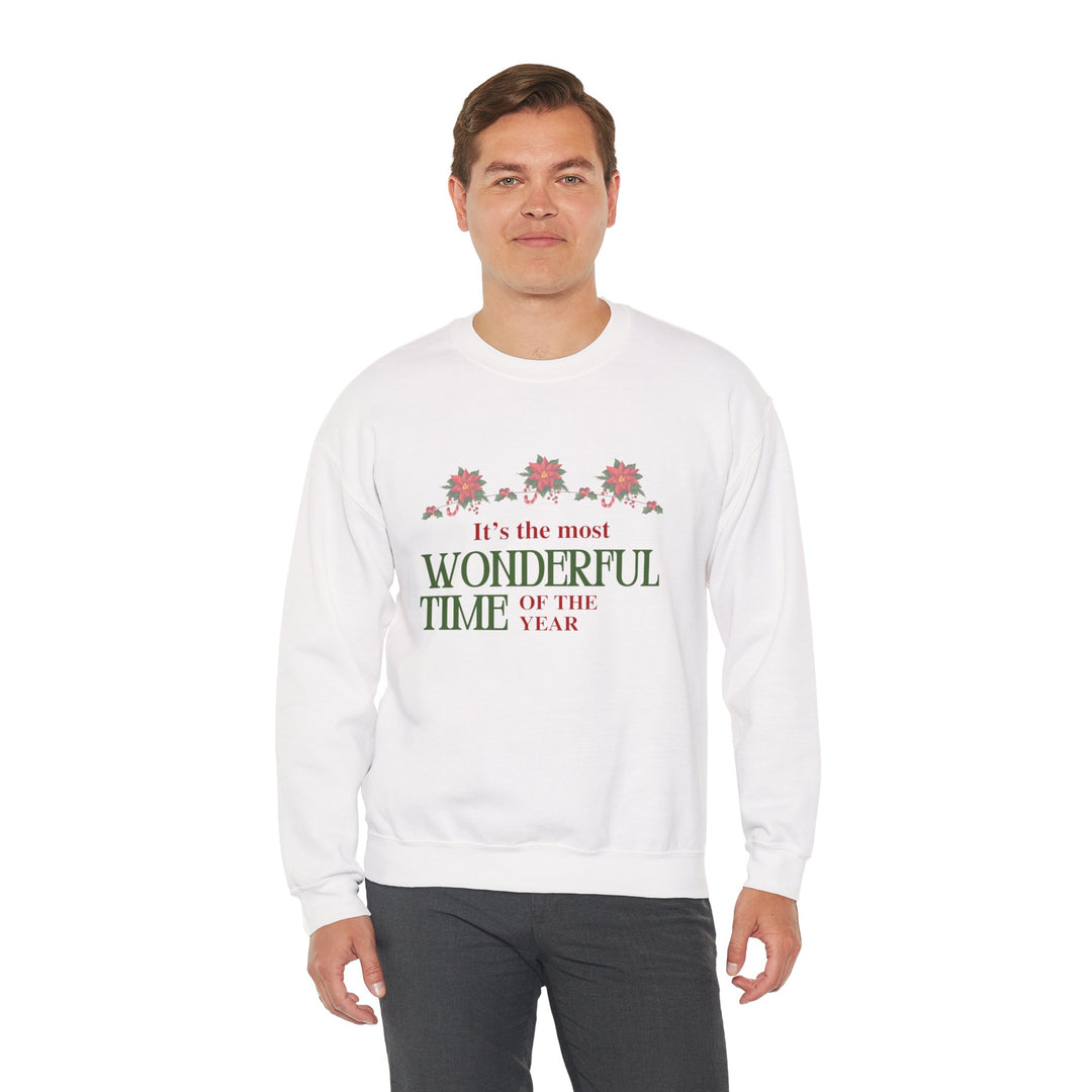 Sweatshirt — "It's the Most Wonderful Time of the Year" Holiday Crewneck
