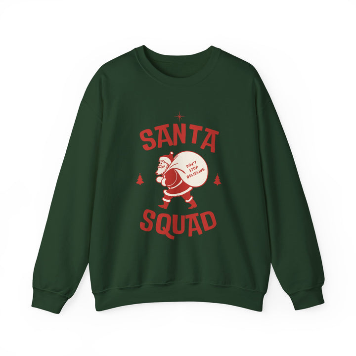 Santa Squad Sweatshirt — Retro Santa Holiday Crewneck