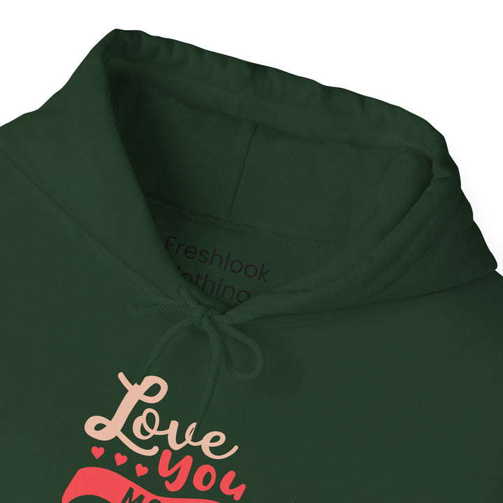 Mom's Hooded Sweatshirt – Love You Mom Design