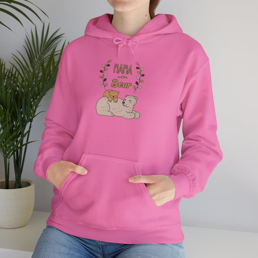 Mom's Unisex Hooded Sweatshirt  - Mama Bear Design