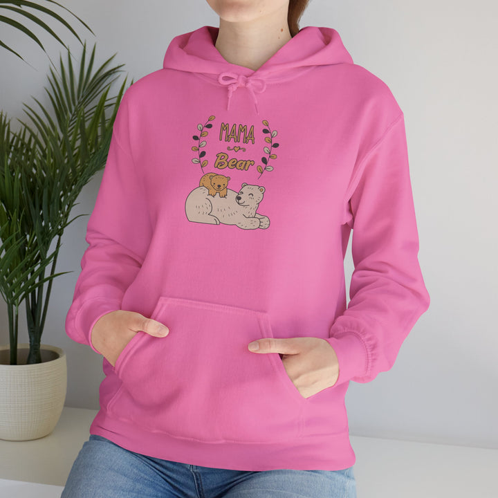 Mom's Unisex Hooded Sweatshirt  - Mama Bear Design