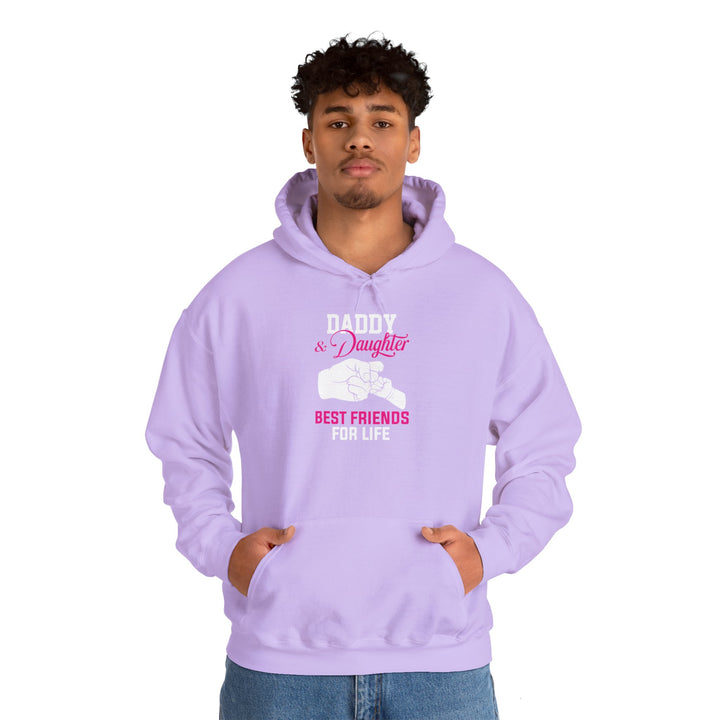 Dad’s Hooded Sweatshirt – Daddy & Daughter Best Friends Forever Design