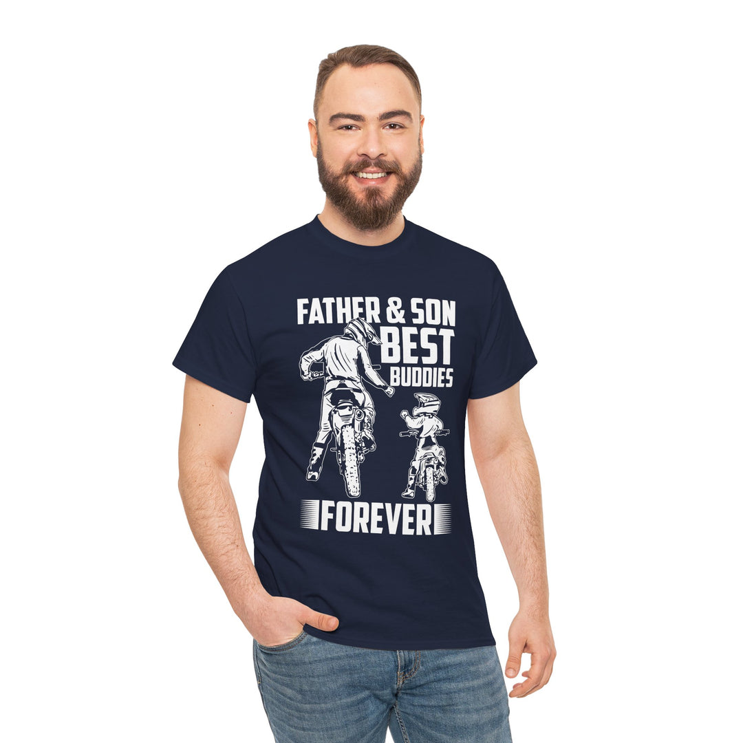 Dad's T-Shirt - Father & Son Best Buddies Forever Design