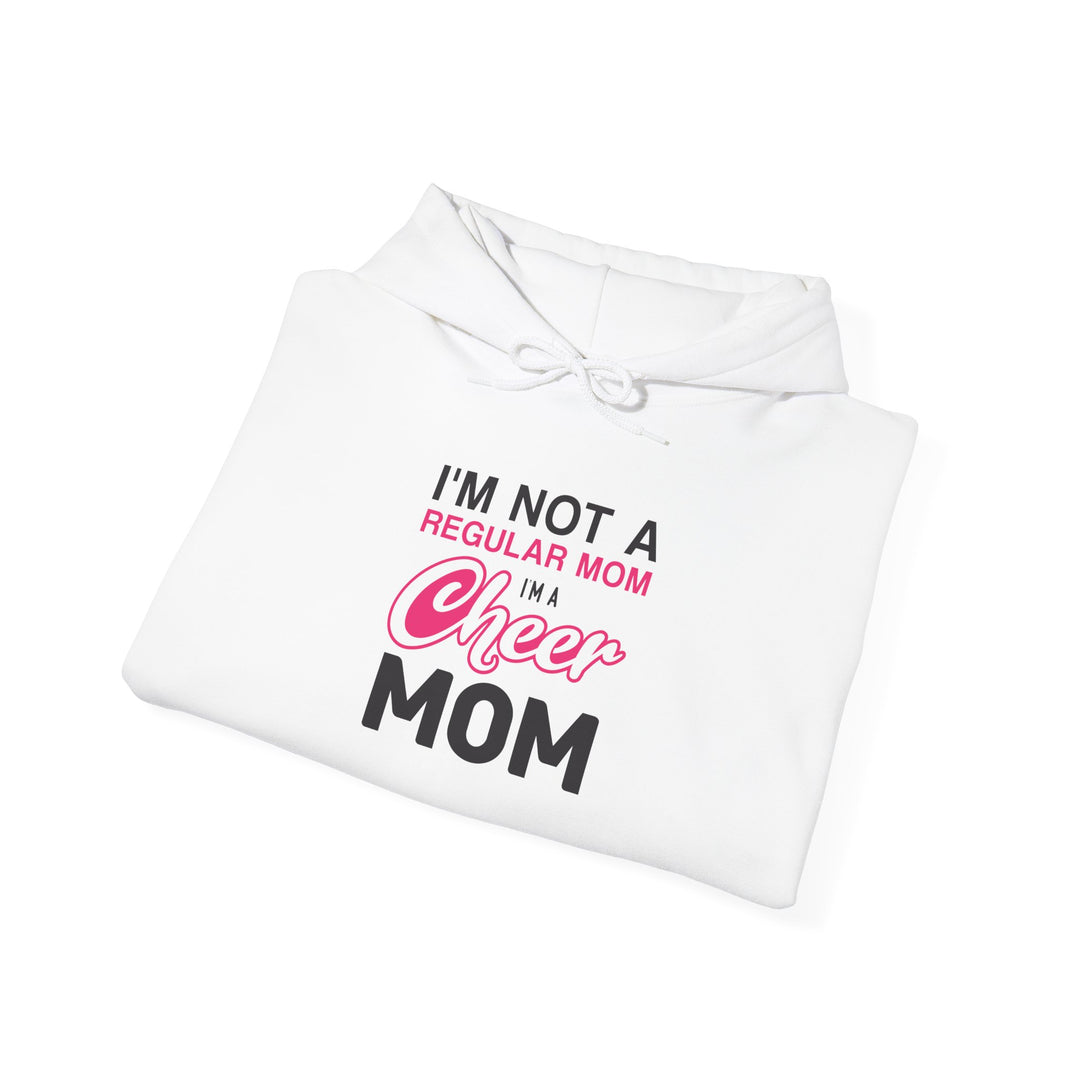 Mom's Unisex Hooded Sweatshirt - I'm Not a Regular Mom Design - Cheer Mom Hoodie