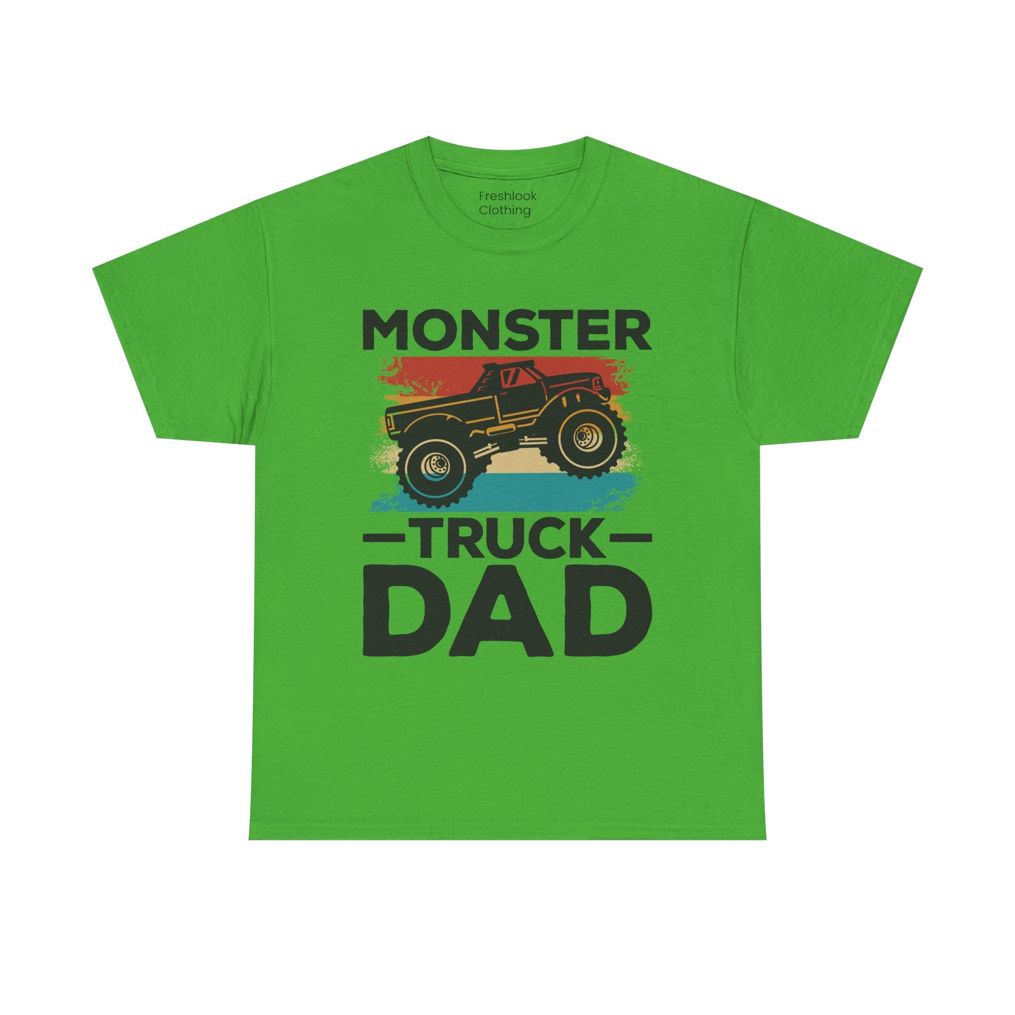 Dad's T-Shirt - Monster Truck Dad Design