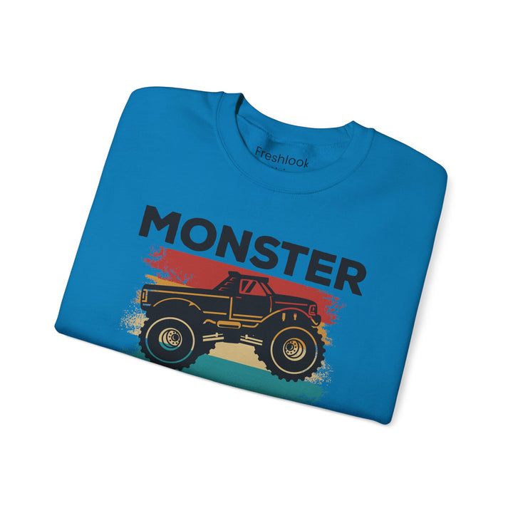 Dad’s Sweatshirt – Monster Truck Dad Design