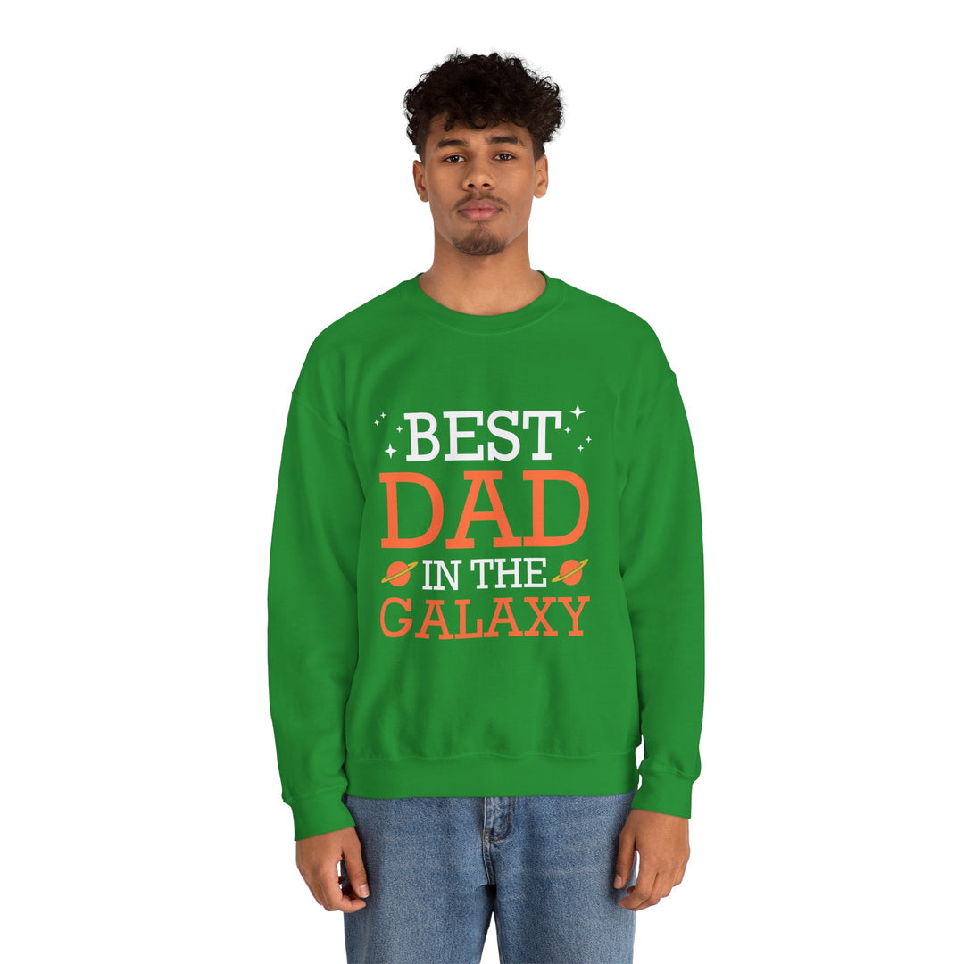 Dad’s Sweatshirt – Best Dad in the Galaxy Design