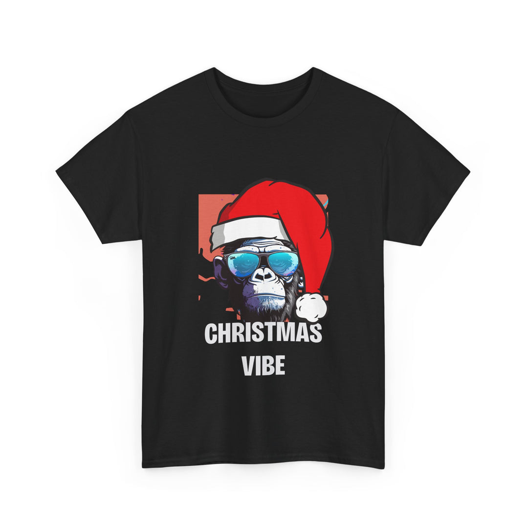 Christmas Vibe Gorilla Unisex Tee, Fun Christmas t-shirt