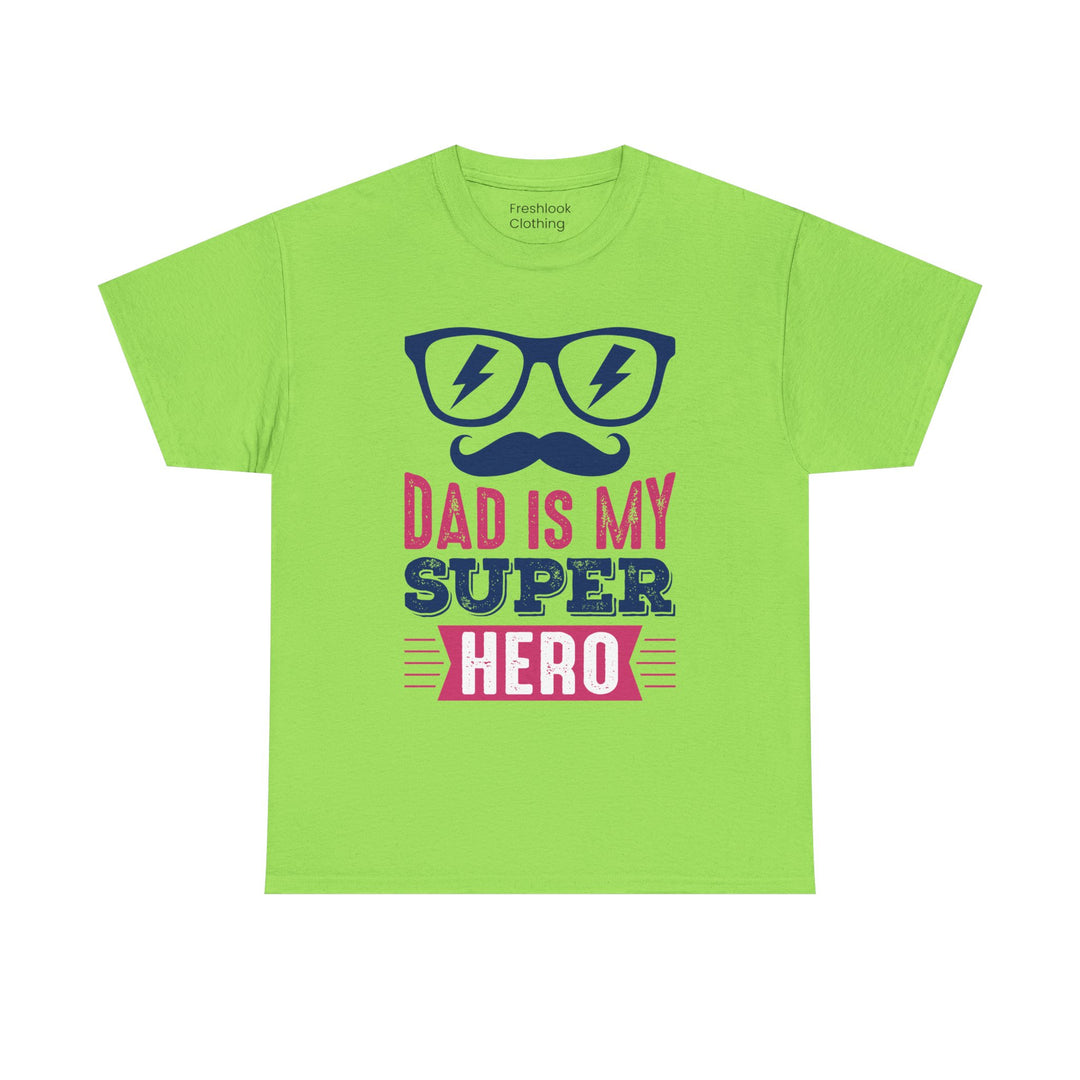 Dad's T-Shirt - Dad Is My Superhero Design