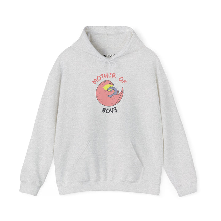 Mom's Unisex Hooded Sweatshirt - Mother of Boys Design