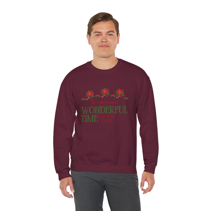 Sweatshirt — "It's the Most Wonderful Time of the Year" Holiday Crewneck