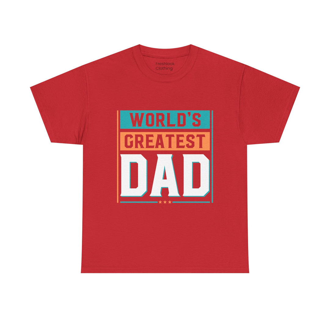 Dad's T-Shirt - World's Greatest Dad Design