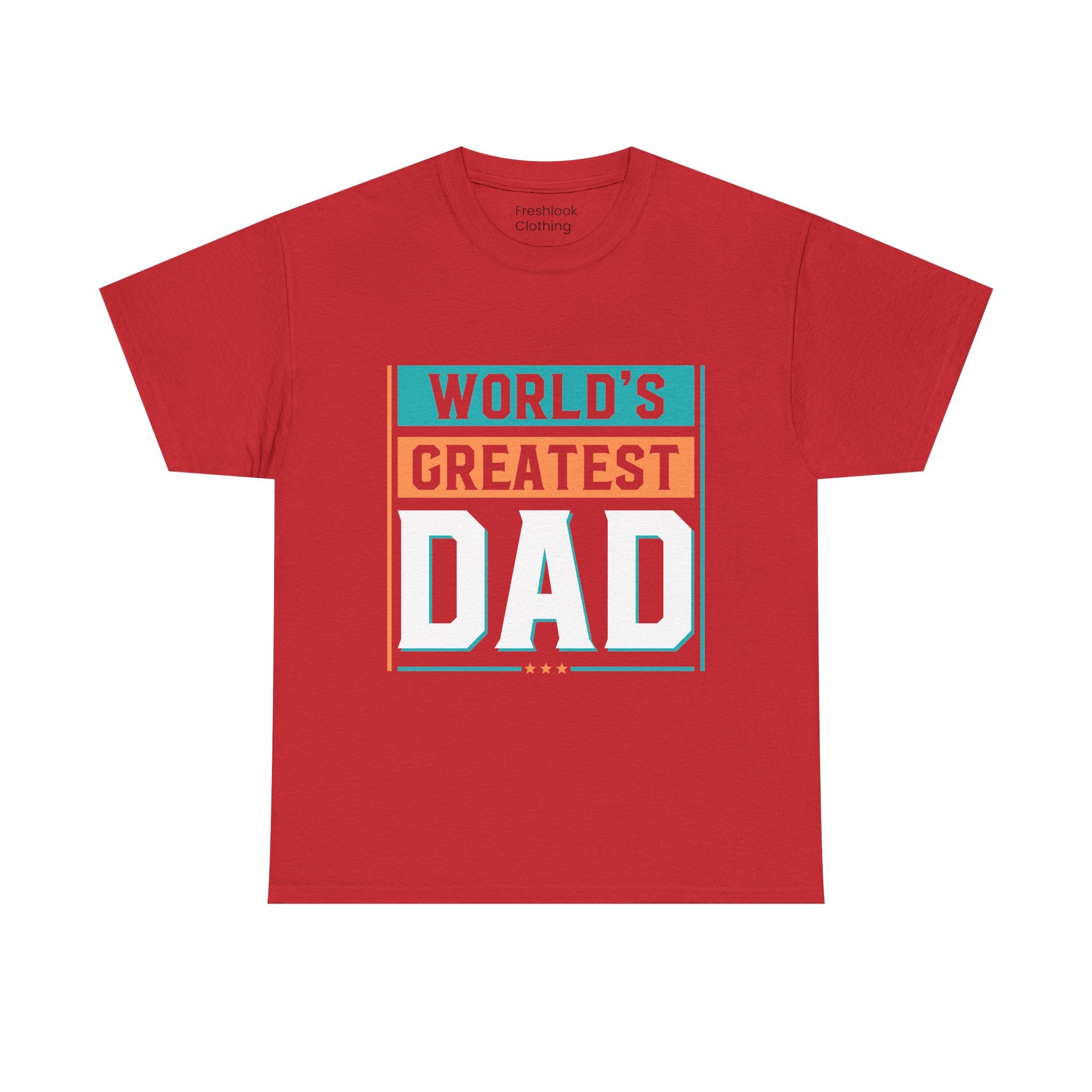 Dad's T-Shirt - World's Greatest Dad Design