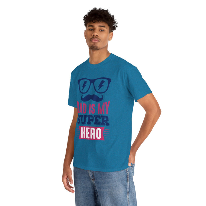 Dad's T-Shirt - Dad Is My Superhero Design