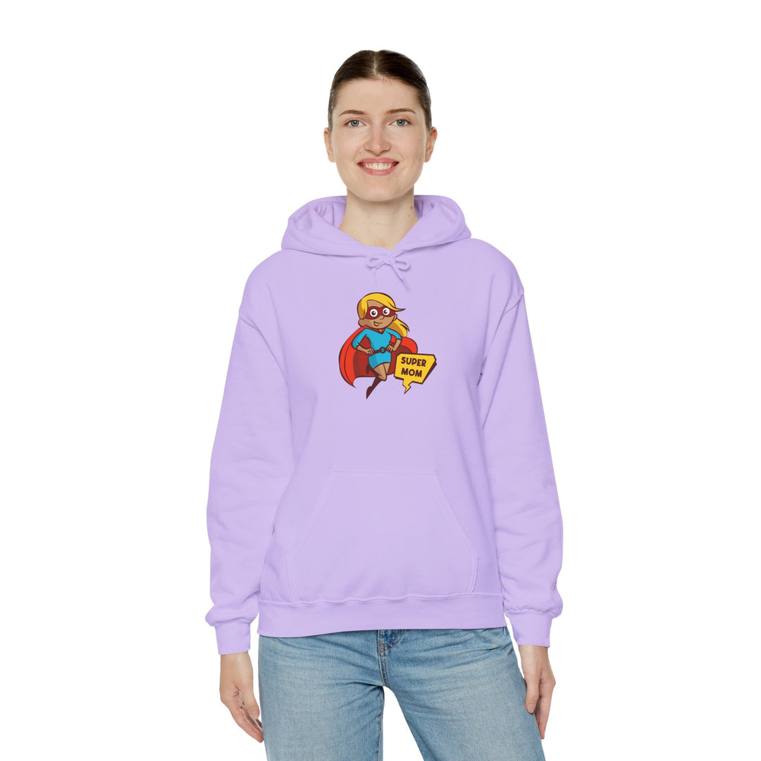 Mom's Unisex Hooded Sweatshirt - Super Mom Design