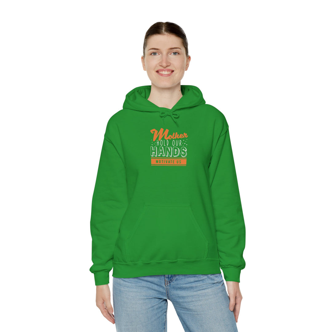 Mom's Hooded Sweatshirt – Mother Hold Our Hands - Motivate Us Design