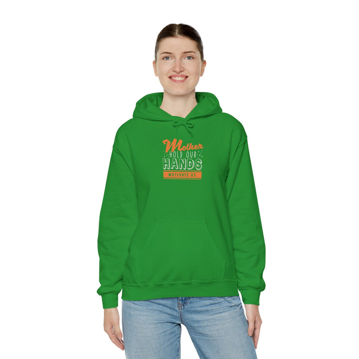 Mom's Hooded Sweatshirt – Mother Hold Our Hands - Motivate Us Design