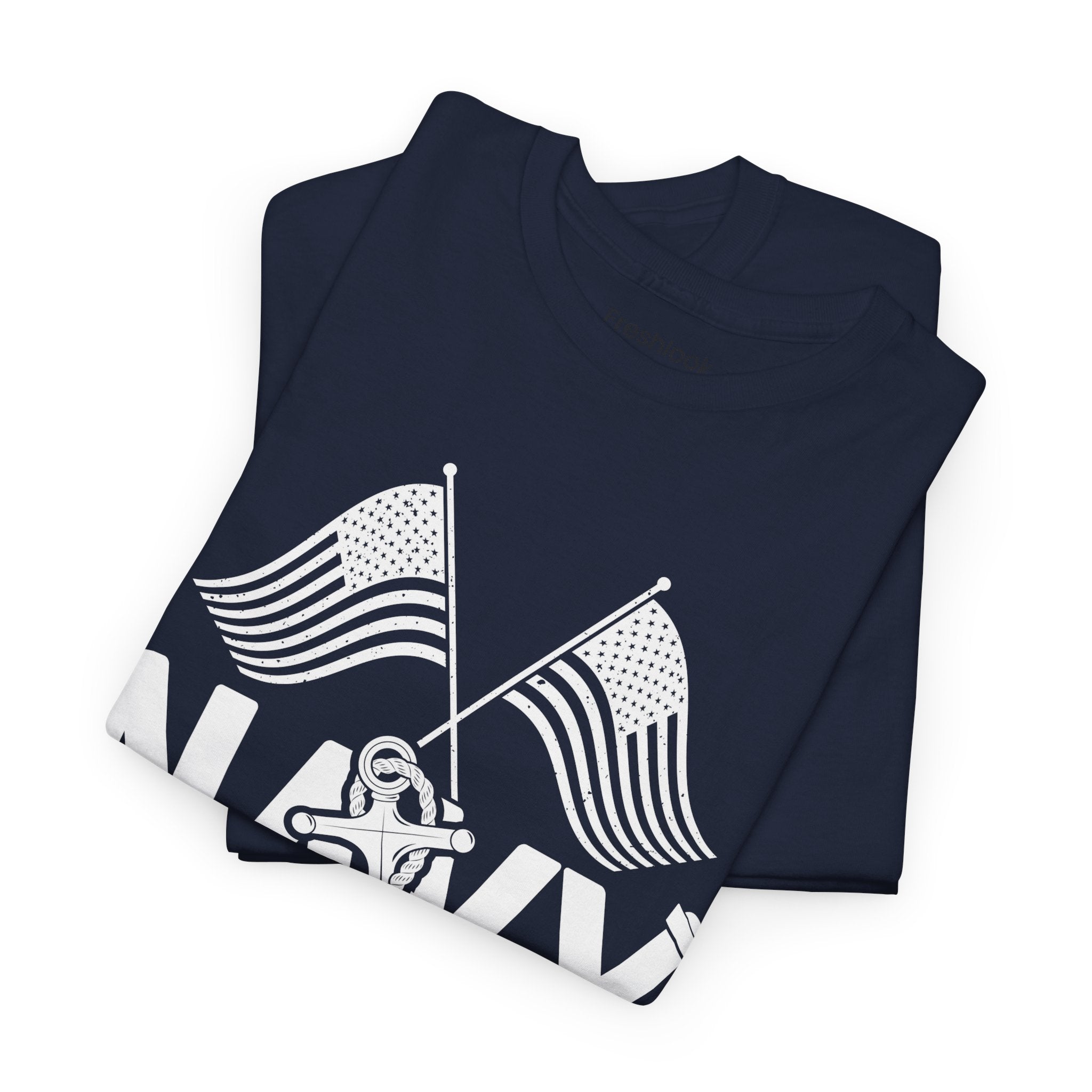 Mom T-Shirt – Navy Mom Design