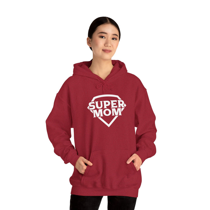 Mom's Unisex Hooded Sweatshirt  - Super Mom Design