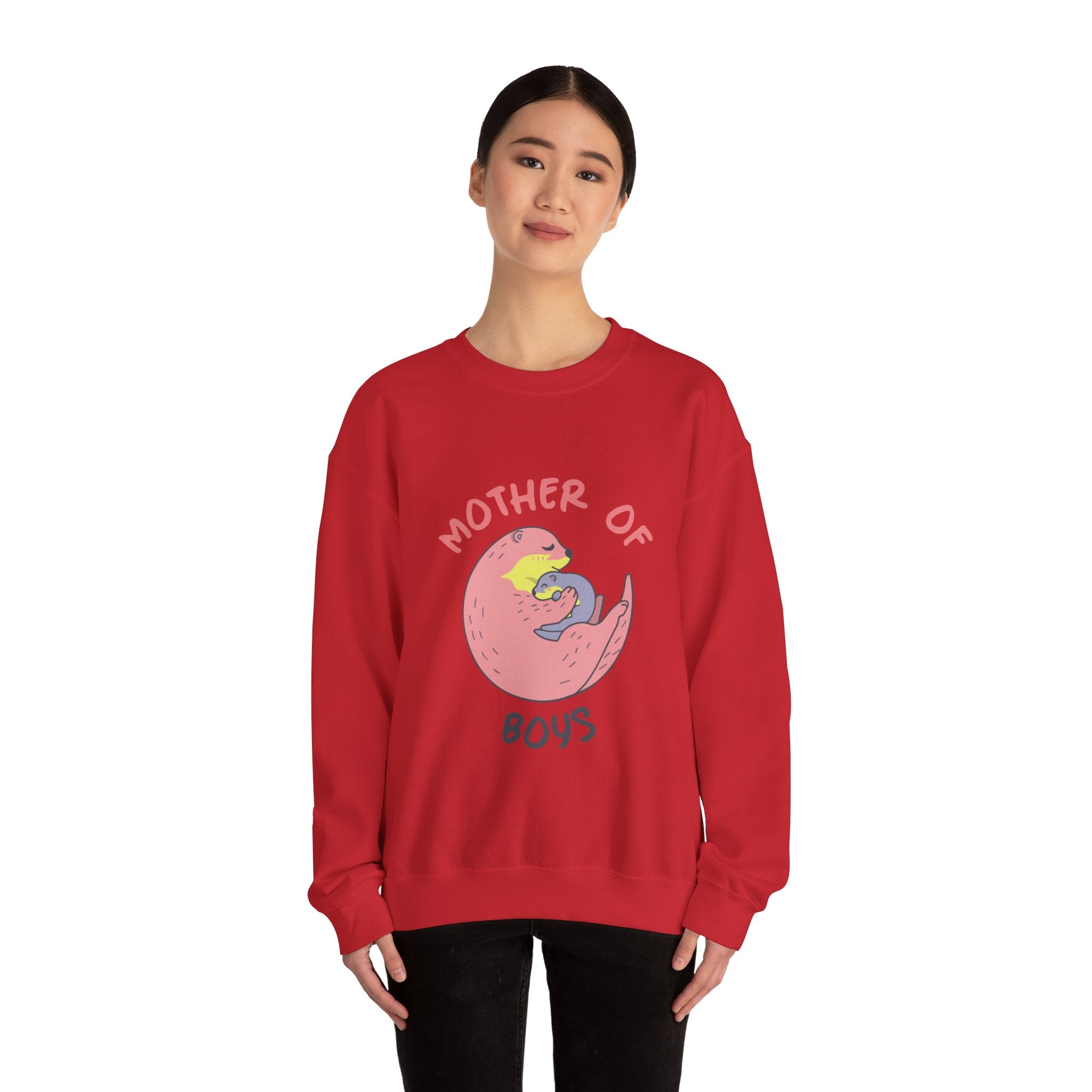 Mom Sweatshirt - Mother of Boys Design