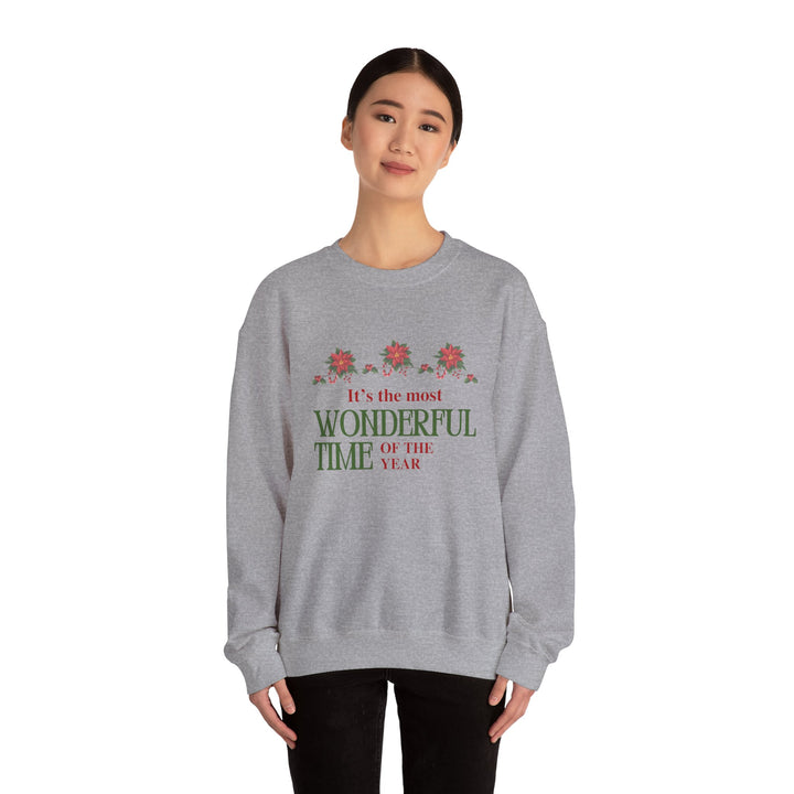 Sweatshirt — "It's the Most Wonderful Time of the Year" Holiday Crewneck