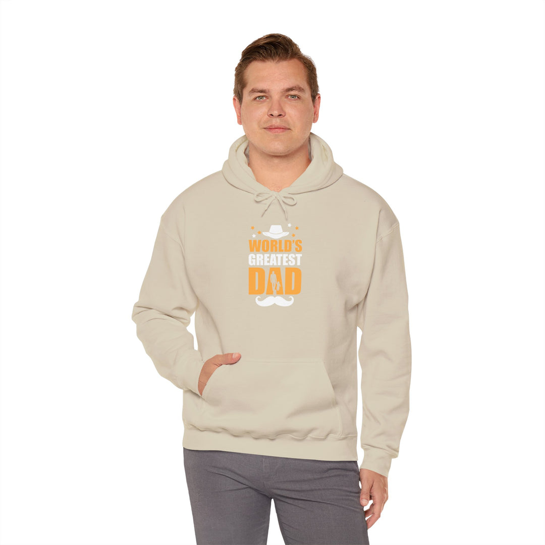 Dad’s Hooded Sweatshirt – World's Greatest Dad Design