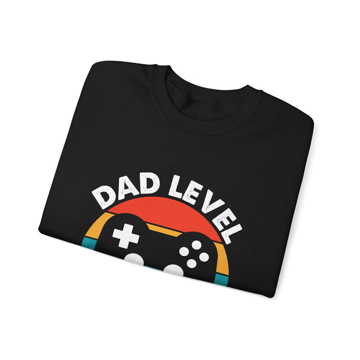 Dad’s Sweatshirt – Dad Level Unlocked Design