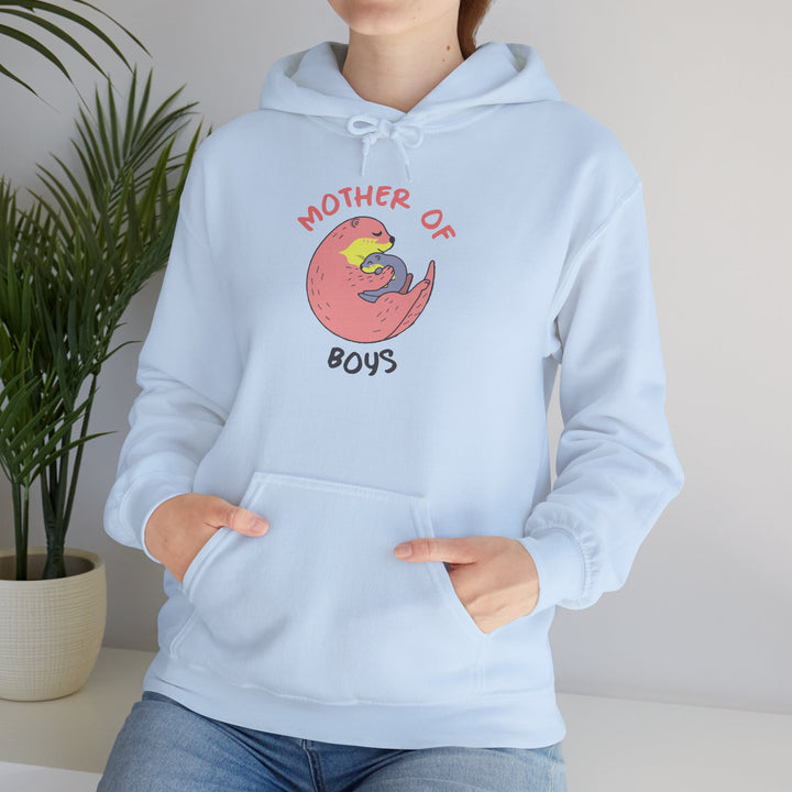 Mom's Unisex Hooded Sweatshirt – Mother of Boys Design