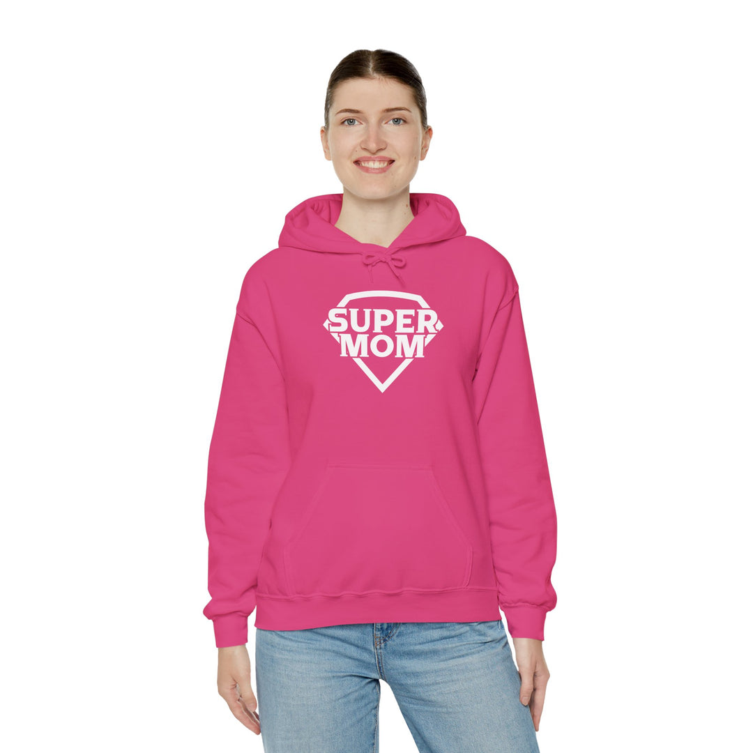 Mom's Unisex Hooded Sweatshirt  - Super Mom Design