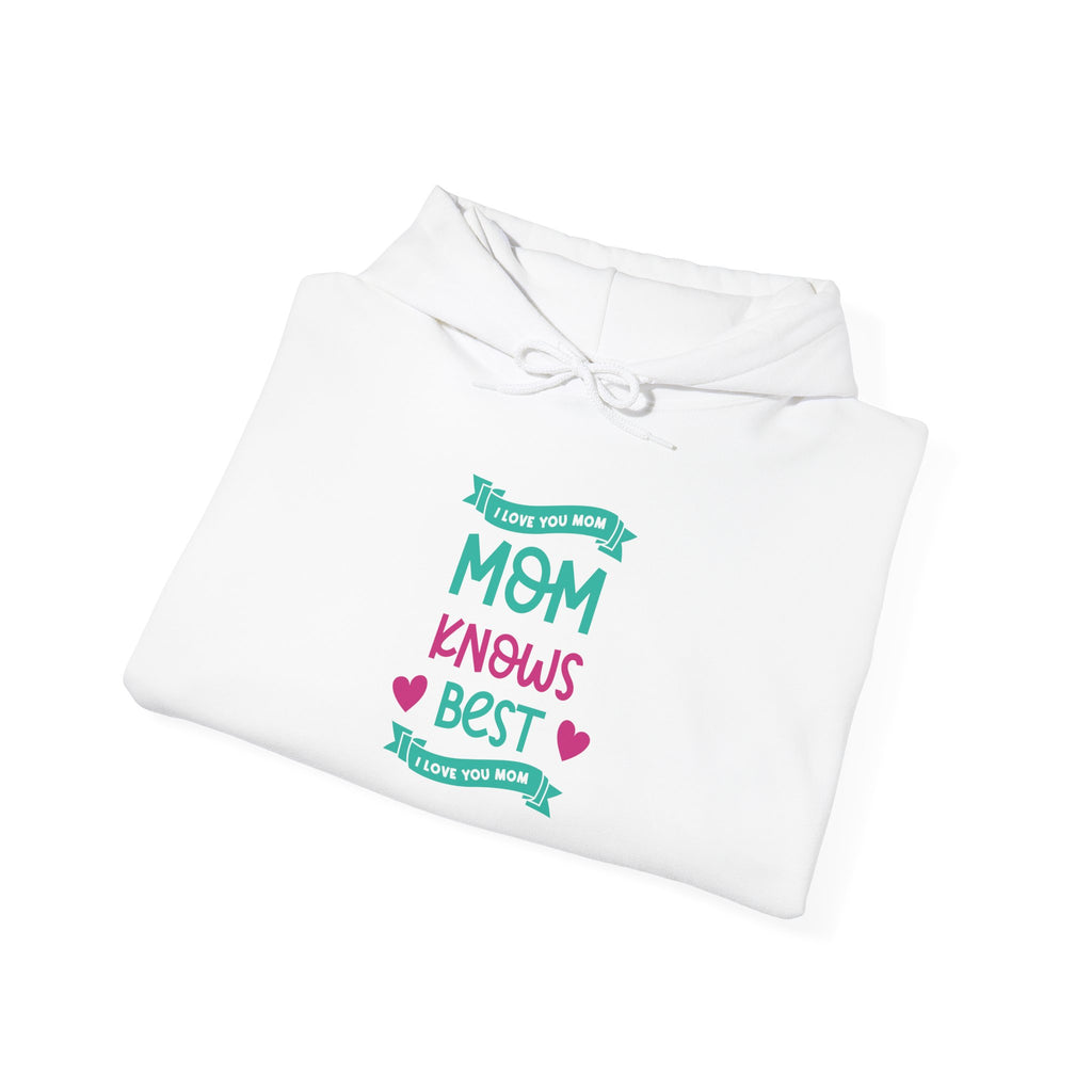 Mom's Hooded Sweatshirt – MOM Knows Best Design