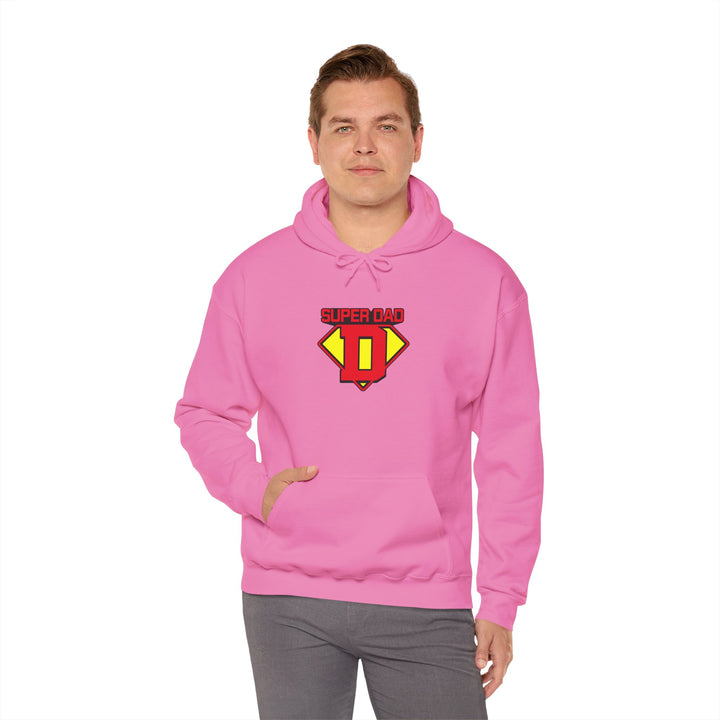 Dad’s Hooded Sweatshirt – Super Dad Design