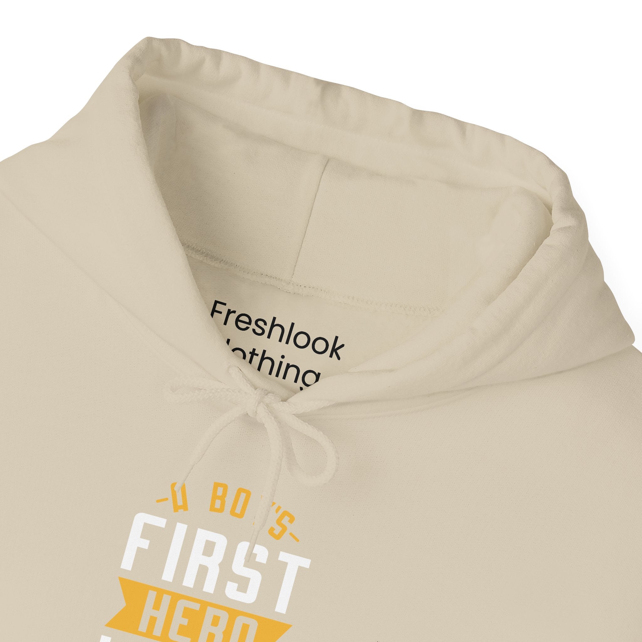 Dad’s Hooded Sweatshirt – Boys First Hero Is His Dad Design